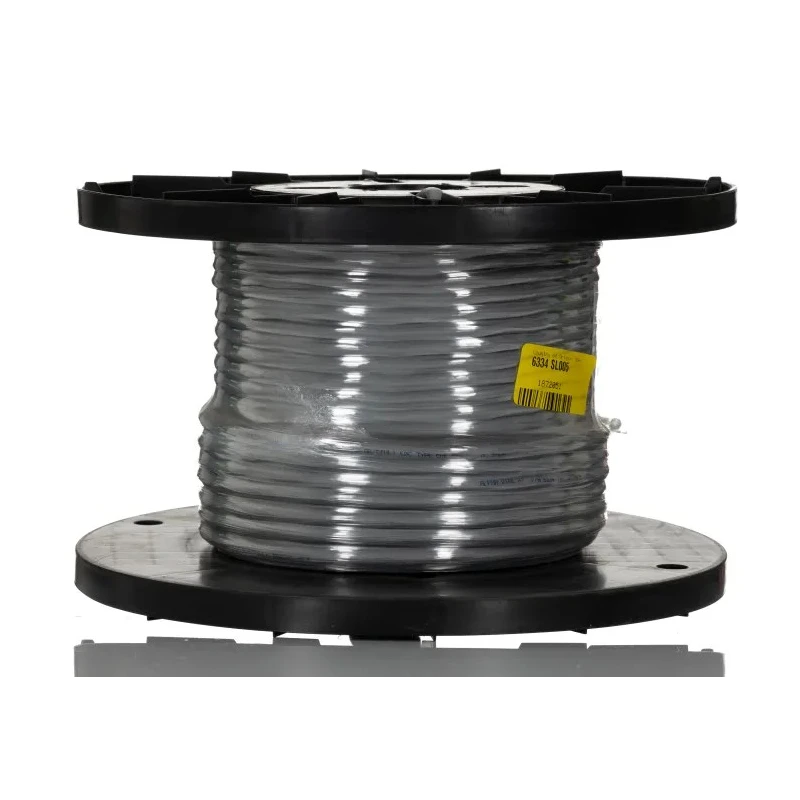 Alpha Wire Alpha Essentials Communication & Control Control Cable, 10 Cores, 0.2mm² 24 AWG, Screened, 30 m, Grey 6334 SL005