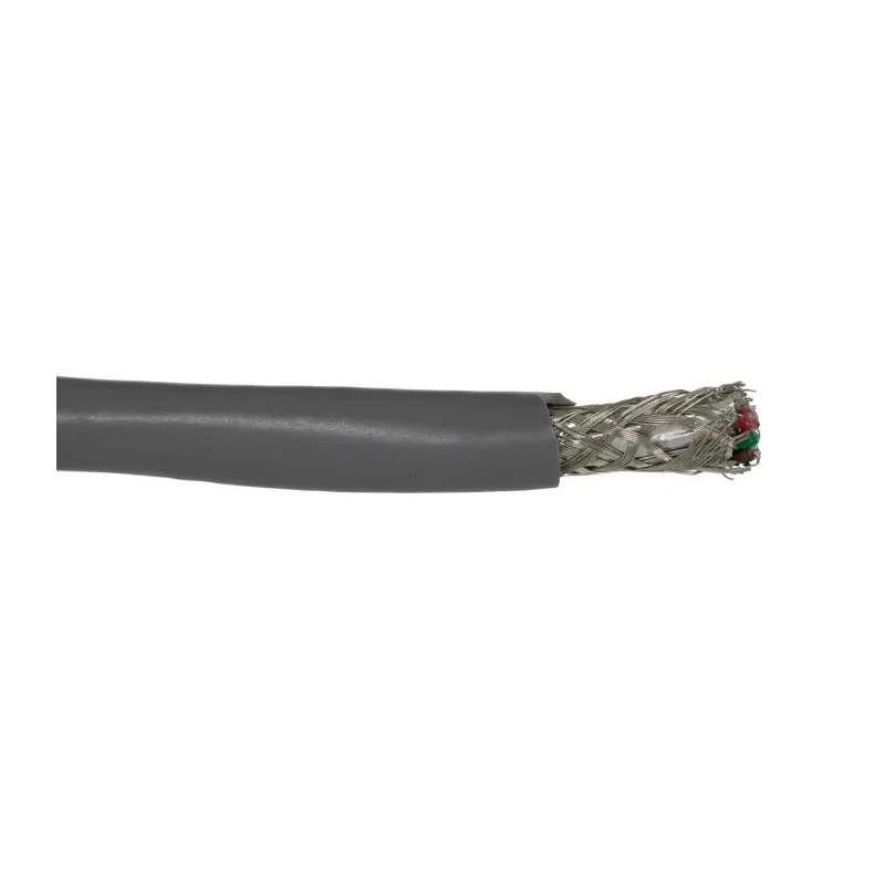 Alpha Wire Alpha Essentials Communication & Control Control Cable, 10 Cores, 0.2mm² 24 AWG, Screened, 30 m, Grey 6334 SL005