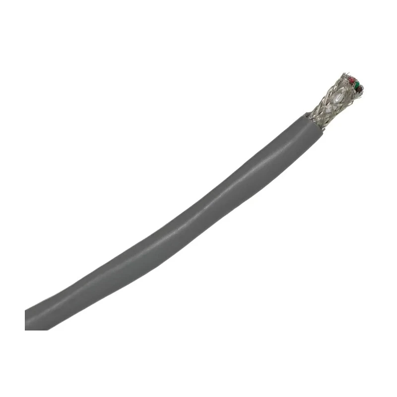 Alpha Wire Alpha Essentials Communication & Control Control Cable, 10 Cores, 0.2mm² 24 AWG, Screened, 30 m, Grey 6334 SL005