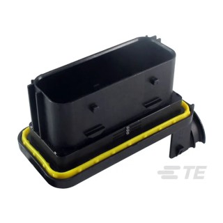 TE Connectivity AMPSEAL Automotive Connector Female Black Panel Mount 28 Way 2138846-1