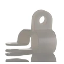 HellermannTyton Polyamide P-Clip Natural Colour 9.5 mm ID, 4.2 mm Mounting Hole Diameter 211-60059 H5P-PA66-NA