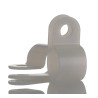 HellermannTyton Polyamide P-Clip Natural Colour 9.5 mm ID, 4.2 mm Mounting Hole Diameter 211-60059 H5P-PA66-NA