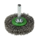 RS PRO Stainless Steel Crimped Abrasive Brush 50 mm Diameter 15000rpm 6 mm Shank 188-4131