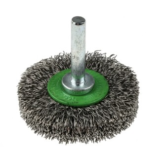 RS PRO Stainless Steel Crimped Abrasive Brush 50 mm Diameter 15000rpm 6 mm Shank 188-4131