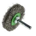 RS PRO Stainless Steel Crimped Abrasive Brush 50 mm Diameter 15000rpm 6 mm Shank 188-4131
