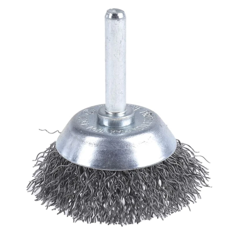 RS PRO Steel Crimp Wire Abrasive Brush 6 mm Diameter 38 mm Face Width 4500rpm Maximum Safe Speed 188-4121