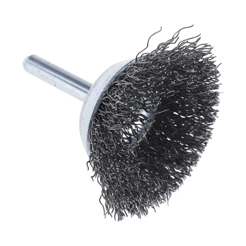 RS PRO Steel Crimp Wire Abrasive Brush 6 mm Diameter 38 mm Face Width 4500rpm Maximum Safe Speed 188-4121