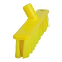 Vikan Ultra Safe Technology Broom, Yellow with Polyethylene Terephthalate Bristles, Width 50mm, Depth 400mm, Model 31716