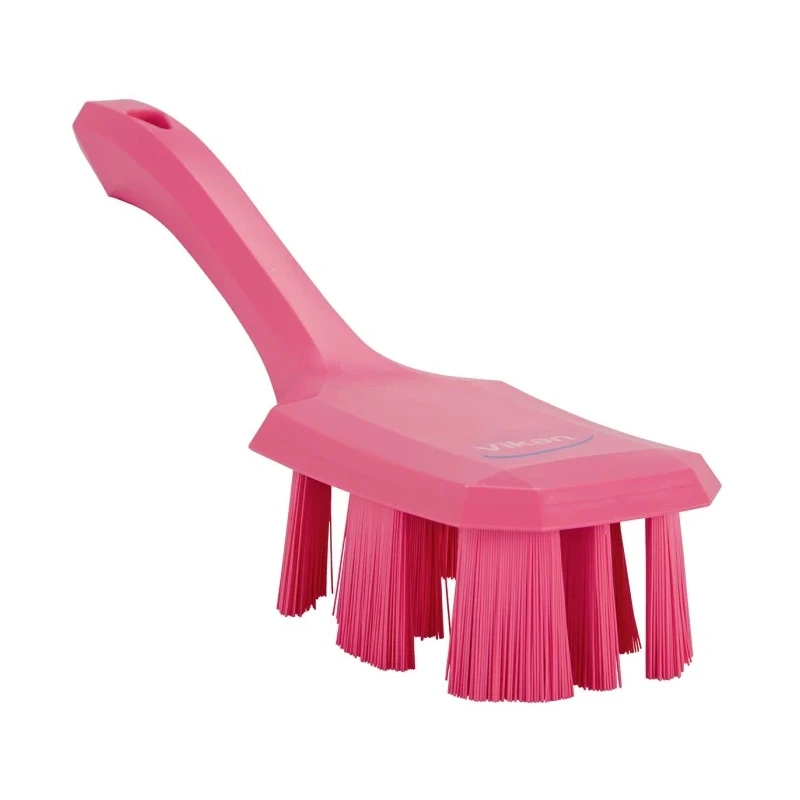Vikan Pink Polyester Bristle Scrubbing Brush 37 mm Bristle Length 70 mm Width 260 mm Length 10 mm Height 41791