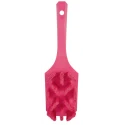 Vikan Pink Polyester Bristle Scrubbing Brush 37 mm Bristle Length 70 mm Width 260 mm Length 10 mm Height 41791