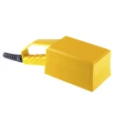 Rose Yellow Polyamide Handheld Enclosure Integral Battery Compartment Display Window IP65 105mm x 85mm x 266mm 292150000