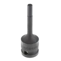 Facom 6 mm 1/2 in Drive 6 Point Hex Impact Socket, Chrome Molybdenum Steel, Phosphate Finish, 79mm Length NSHM.6
