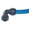 SES Sterling Conduit Fitting 22 mm Nominal Size PG21 Thread Polyamide Black IP65 07410406010