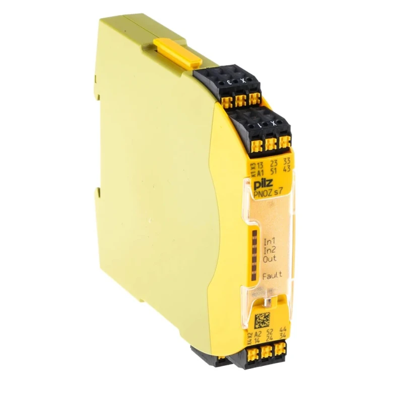 Pilz 24V DC Safety Relay with 4 Safety Contacts and 1 Auxiliary Contact, Automatic Reset, 150W Power Consumption 751187