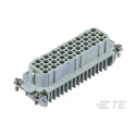 TE Connectivity Heavy Duty Power Connector Insert, 10A Current Rating, 64 Contacts, Panel Mount, Female T2020642201-000