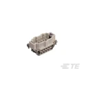 TE Connectivity Heavy Duty Power Connector Insert 16A 500V HDC HE Series Male 10 Contacts T2040102101-000