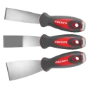 Facom Steel Deburring Tool 3 Piece Set, Stainless Steel Blade Thickness 0.8mm, Comfort Grip, Length 215mm 235.J1
