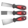 Facom Steel Deburring Tool 3 Piece Set, Stainless Steel Blade Thickness 0.8mm, Comfort Grip, Length 215mm 235.J1
