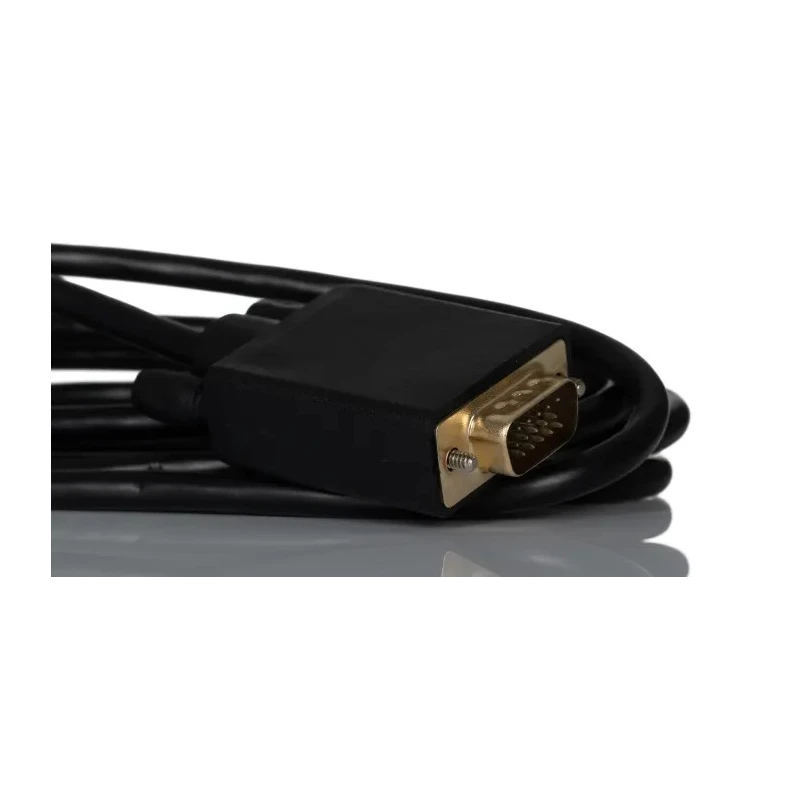 RS PRO 1.8 m Male HDMI to Male VGA Cable, Black 192-4516