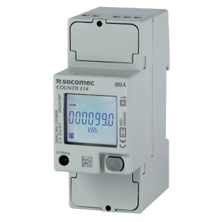 Socomec 1 Phase Energy Meter LCD Backlight Countis E12 Series 48503061