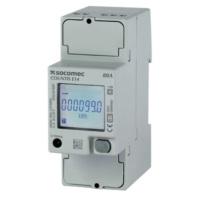 Socomec 1 Phase Energy Meter LCD Backlight Countis E12 Series 48503061