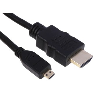 StarTech.com 500 mm 4K HDMI Cable Male HDMI to Male Micro HDMI HDMI 1.4 Black HDADMM50CM