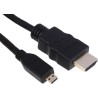 StarTech.com 500 mm 4K HDMI Cable Male HDMI to Male Micro HDMI HDMI 1.4 Black HDADMM50CM