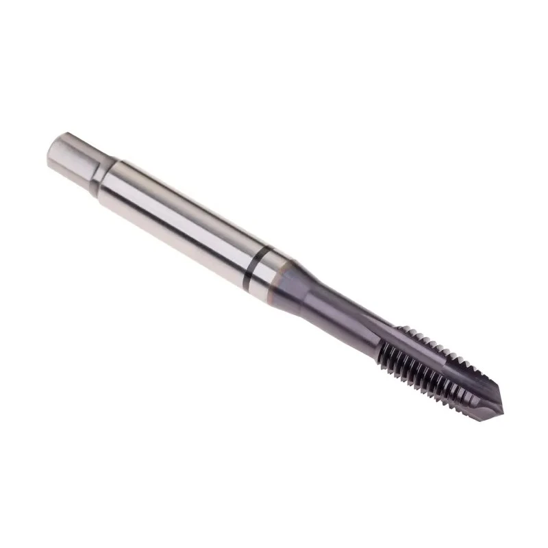 Dormer High Speed Steel-E Spiral Point Machine Threading Tap, M5 Thread, Metric Standard, Right Hand, 80mm Overall E334M5