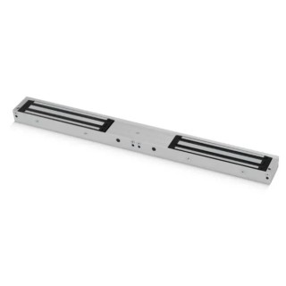 RS PRO Double Door Magnetic Door Lock Fail Safe Aluminium Nickel Plated 600lb Holding Force 12V dc, 24 V dc 192-4532