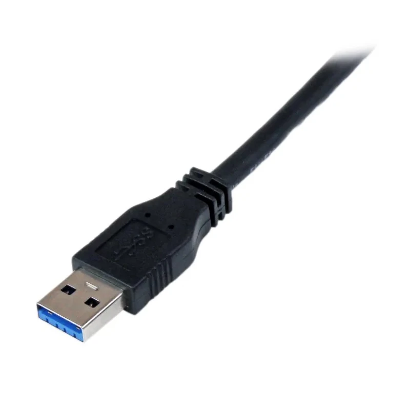 StarTech.com USB 3.0 Male USB Type A to Male Micro USB Type B Cable Black 1m USB3CAUB1M