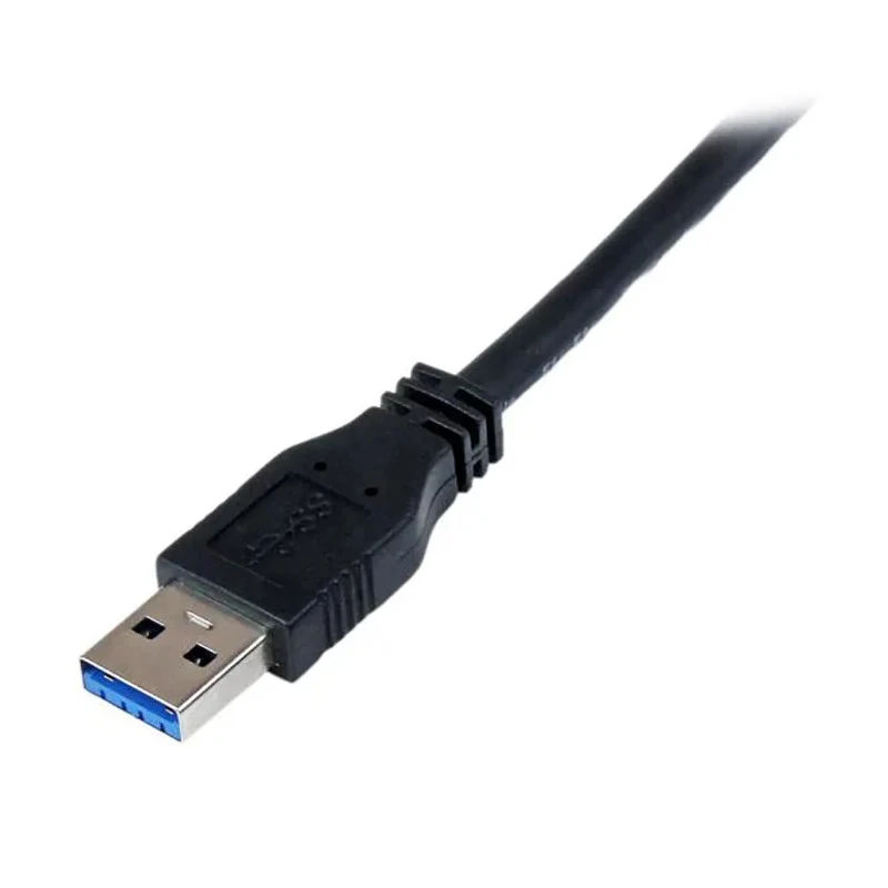 StarTech.com USB 3.0 Male USB Type A to Male Micro USB Type B Cable Black 1m USB3CAUB1M