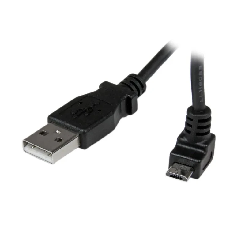StarTech.com USB 2.0 Male USB 2.0 Type A to Male Micro USB Type B Cable Black 1m USBAUB1MU