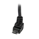 StarTech.com USB 2.0 Male USB 2.0 Type A to Male Micro USB Type B Cable Black 1m USBAUB1MU