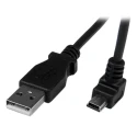 StarTech.com USB 2.0 Male USB Type A to Male Mini USB Type B Cable, Black 2 m USBAMB2MD