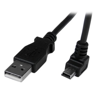 StarTech.com USB 2.0 Male USB Type A to Male Mini USB Type B Cable, Black 2 m USBAMB2MD
