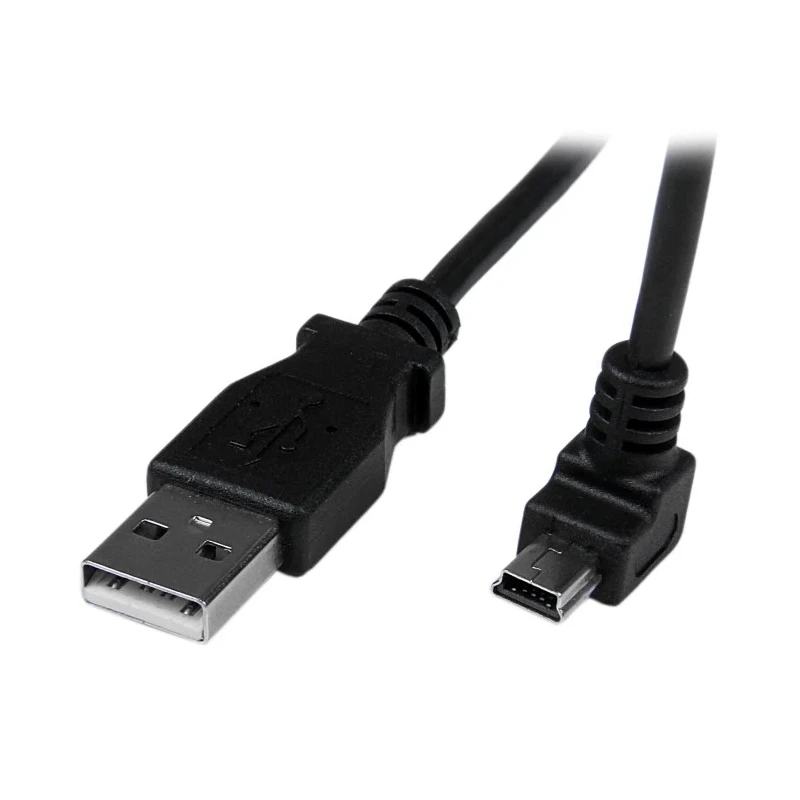 StarTech.com USB 2.0 Male USB Type A to Male Mini USB Type B Cable, Black 2 m USBAMB2MD