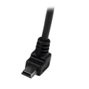 StarTech.com USB 2.0 Male USB Type A to Male Mini USB Type B Cable, Black 2 m USBAMB2MD