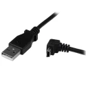 StarTech.com USB 2.0 Male USB Type A to Male Mini USB Type B Cable, Black 2 m USBAMB2MD