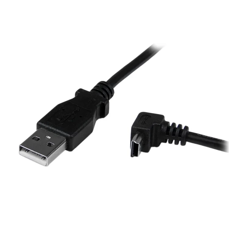 StarTech.com USB 2.0 Male USB Type A to Male Mini USB Type B Cable, Black 2 m USBAMB2MD