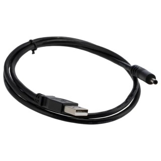 StarTech.com USB 2.0 Male USB 2.0 Type A to Male Barrel Power Cable, Black Jacket, 900mm USB2TYPEH