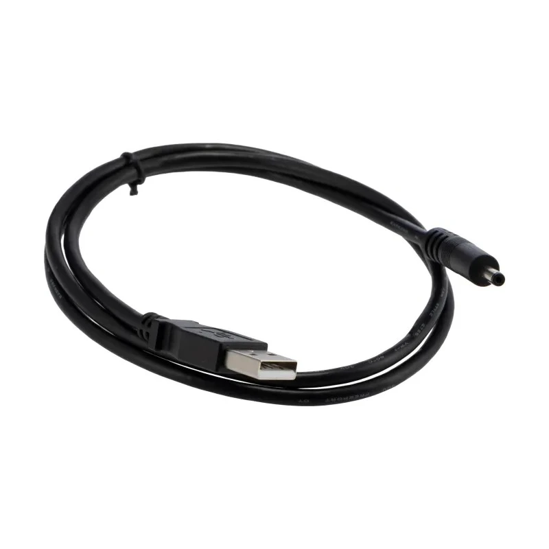 StarTech.com USB 2.0 Male USB 2.0 Type A to Male Barrel Power Cable, Black Jacket, 900mm USB2TYPEH