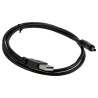 StarTech.com USB 2.0 Male USB 2.0 Type A to Male Barrel Power Cable, Black Jacket, 900mm USB2TYPEH