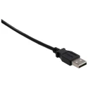 StarTech.com USB 2.0 Male USB 2.0 Type A to Male Barrel Power Cable, Black Jacket, 900mm USB2TYPEH