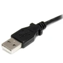 StarTech.com USB 2.0 Male USB 2.0 Type A to Male Barrel Power Cable, Black Jacket, 900mm USB2TYPEH