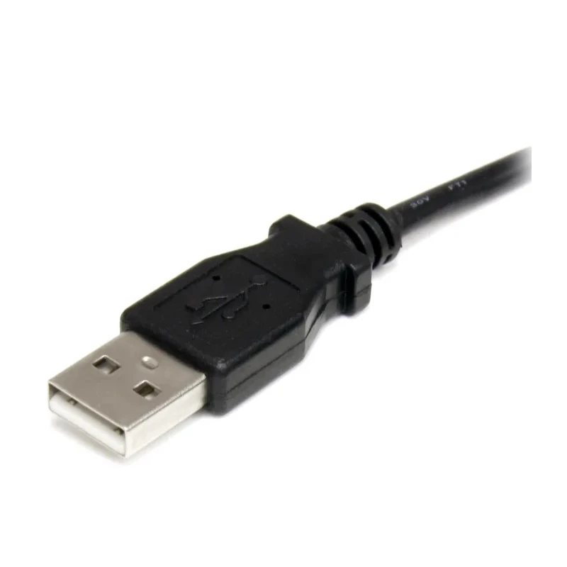 StarTech.com USB 2.0 Male USB 2.0 Type A to Male Barrel Power Cable, Black Jacket, 900mm USB2TYPEH