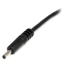 StarTech.com USB 2.0 Male USB 2.0 Type A to Male Barrel Power Cable, Black Jacket, 900mm USB2TYPEH