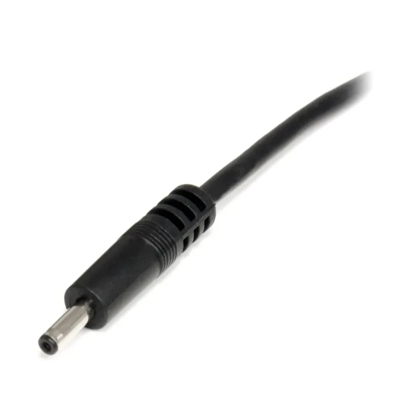 StarTech.com USB 2.0 Male USB 2.0 Type A to Male Barrel Power Cable, Black Jacket, 900mm USB2TYPEH