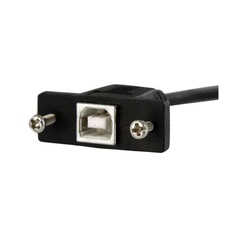 StarTech.com USB 2.0 Female USB Type B to Female USB B Connector Cable Black 900mm USBPNLBFBM3