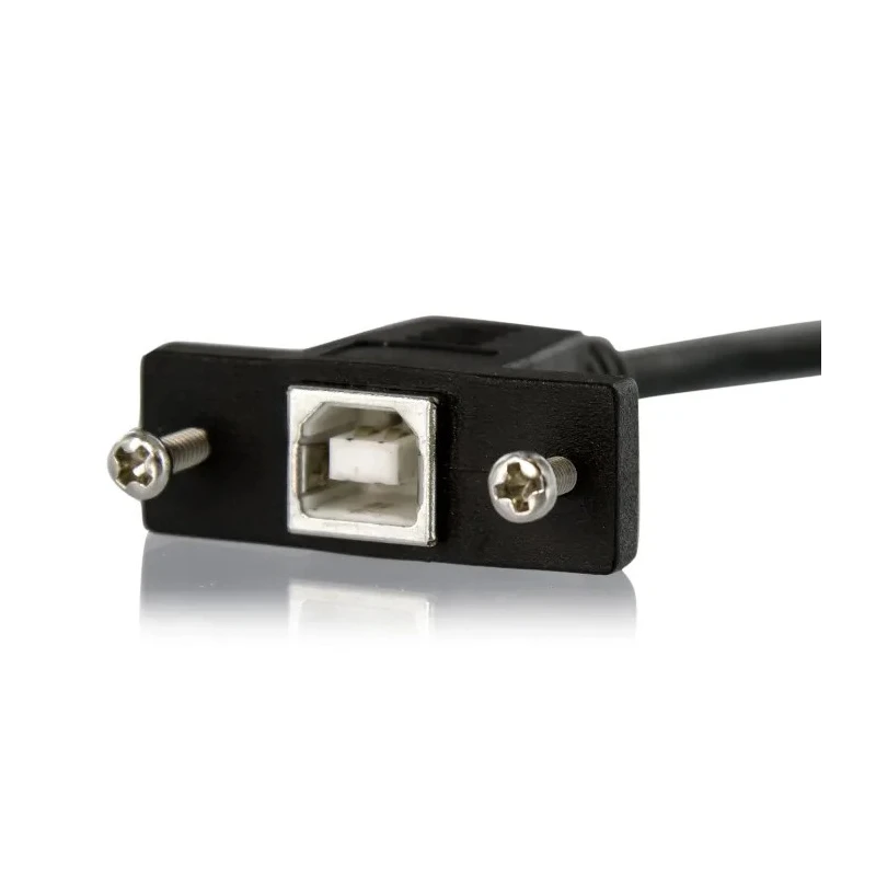 StarTech.com USB 2.0 Female USB Type B to Female USB B Connector Cable Black 900mm USBPNLBFBM3