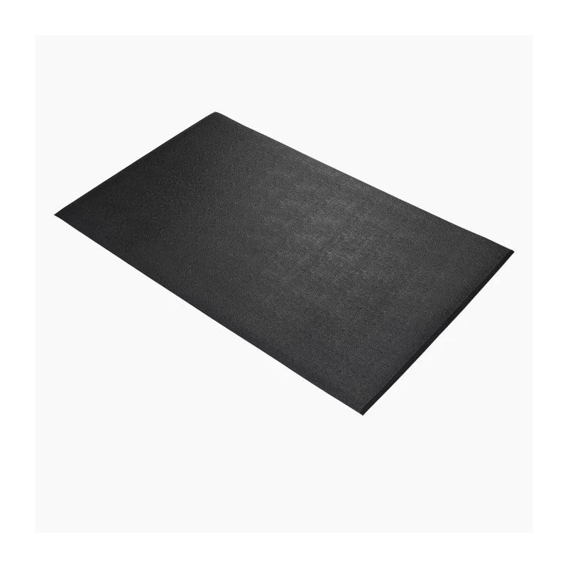 Coba Europe Individual Polyvinyl Chloride Foam Anti-Fatigue Mat 900 mm x 1.5 m x 9.5 mm, Pebbled Surface, Black AF010002